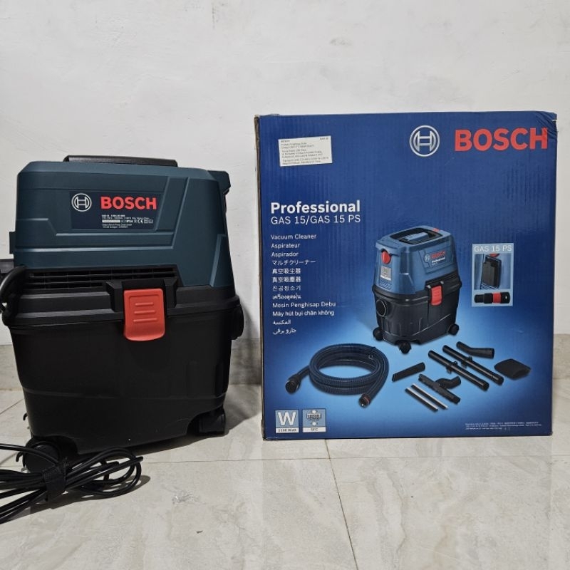 Máy hút bụi khô và ướt Bosch GAS 15 Professional | Máy Hút Bụi