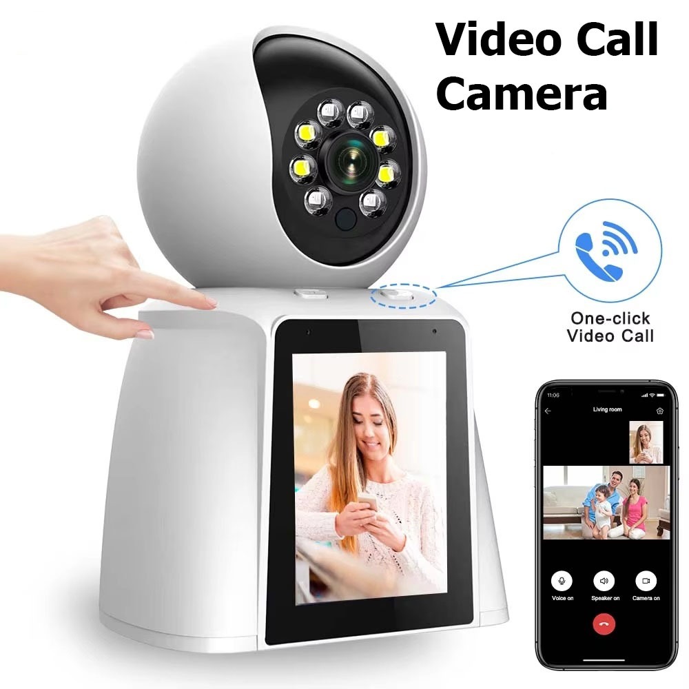 Jual Kamera Camera CCTV Vidio Video Call IPS Screen Two Way Camera ...