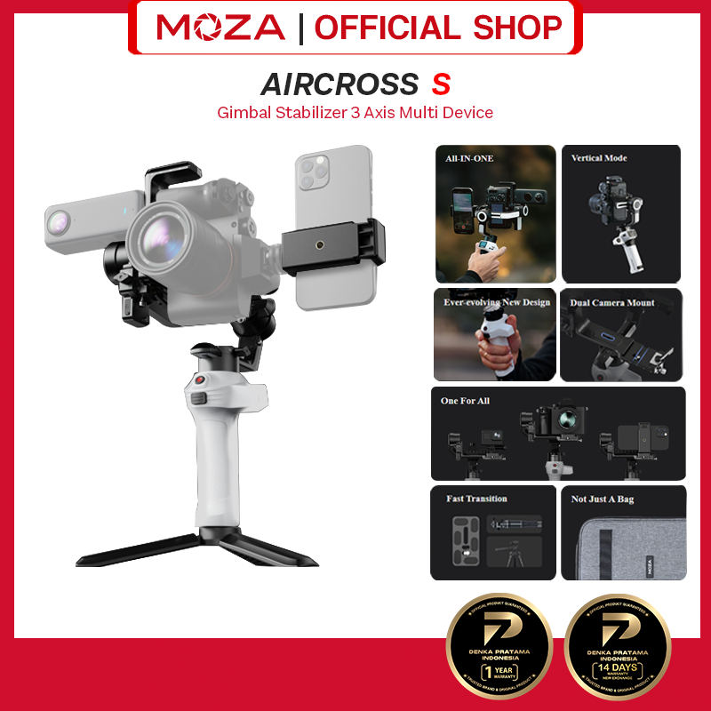Moza Air Cross Gimbal MOZA AirCross S Gimbal Stabilizer 3-Axis - Main Image