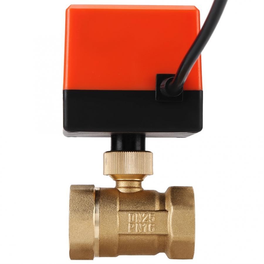 Jual Flow Control Motorized Electrical Ball Valve DN25 1inch 2 Way 220V ...