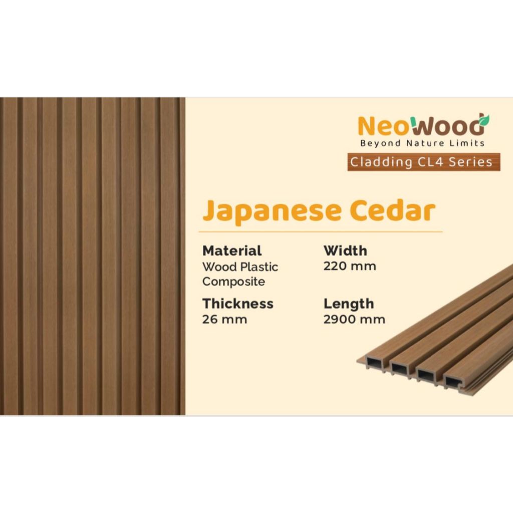 Jual WPC CLADDING WALLPANEL DINDING OUTDOOR CL4 SERIES NEOWOOD MARVEL ...