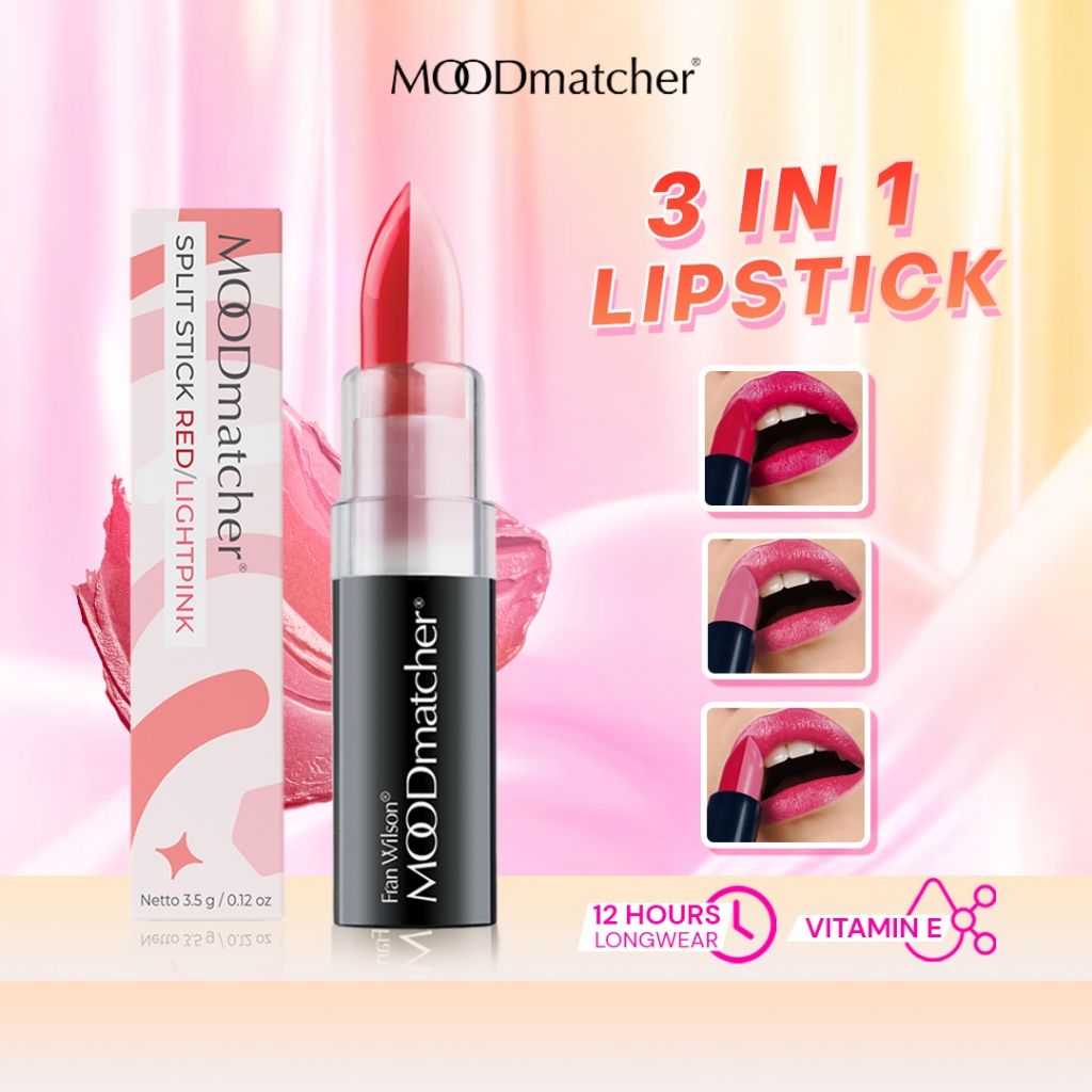 Jual MOODmatcher Lipstik Split Sticks Red/Pink - Color Changer Lipstik ...