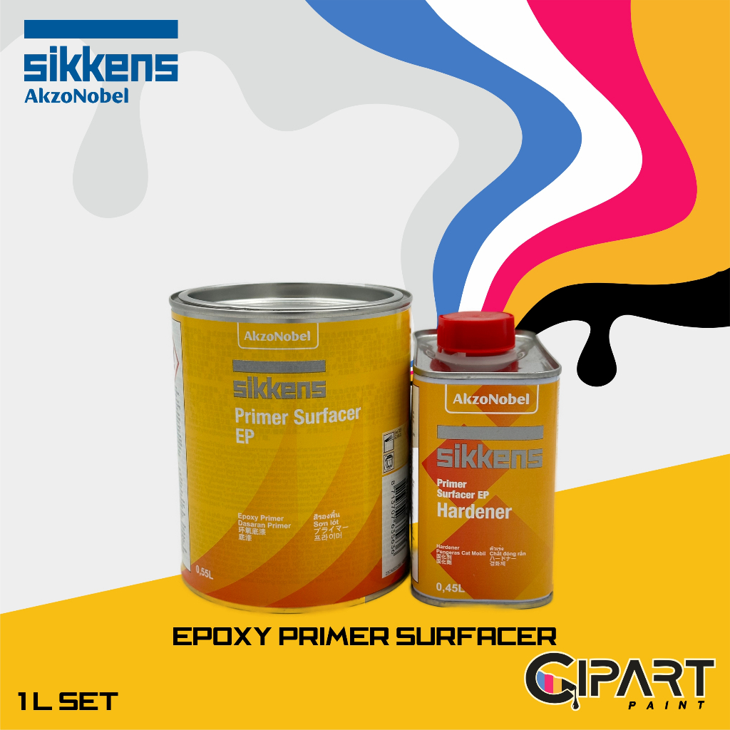 Jual Epoxy Primer Surfacer Sikkens AkzoNobel 1L Set - Primer Mobil ...