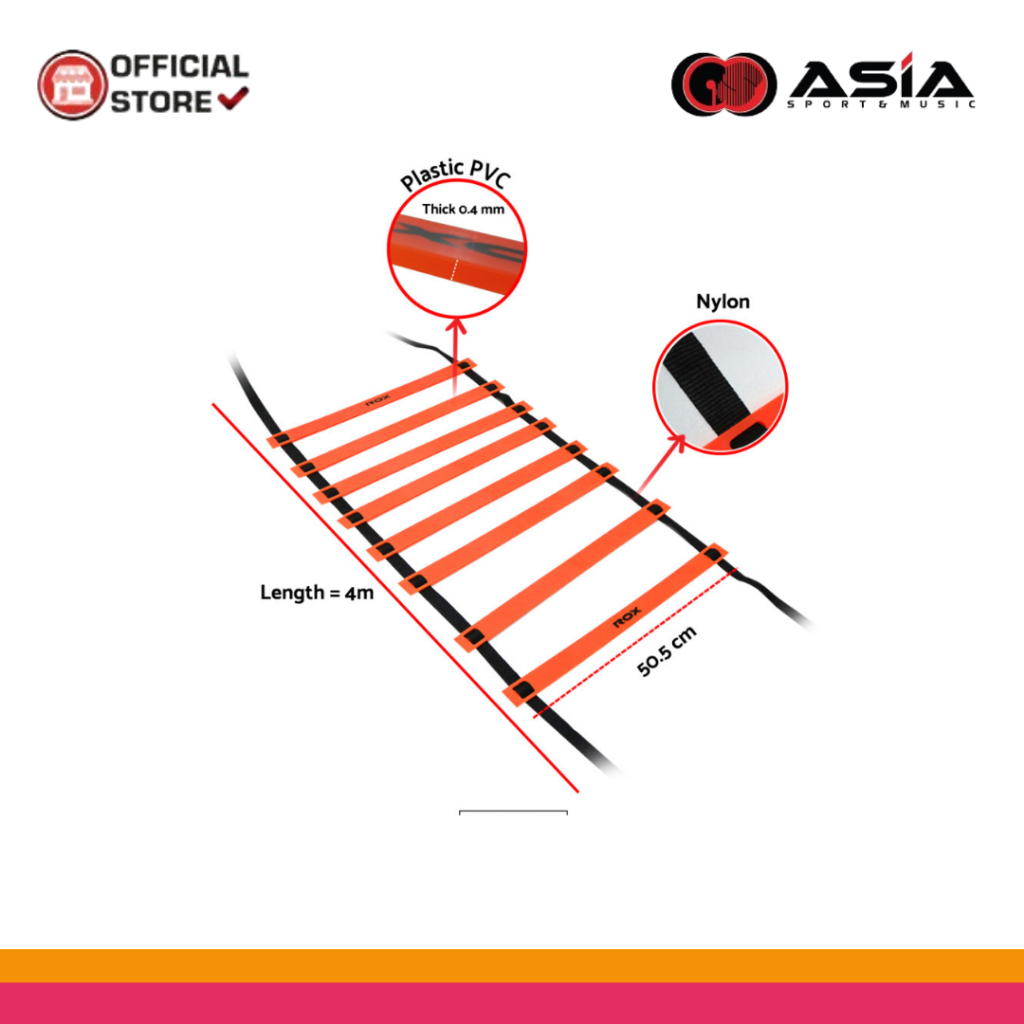 Jual Agility Ladder Rox 4M Dirby Ral| Tangga Latihan | Latihan ...