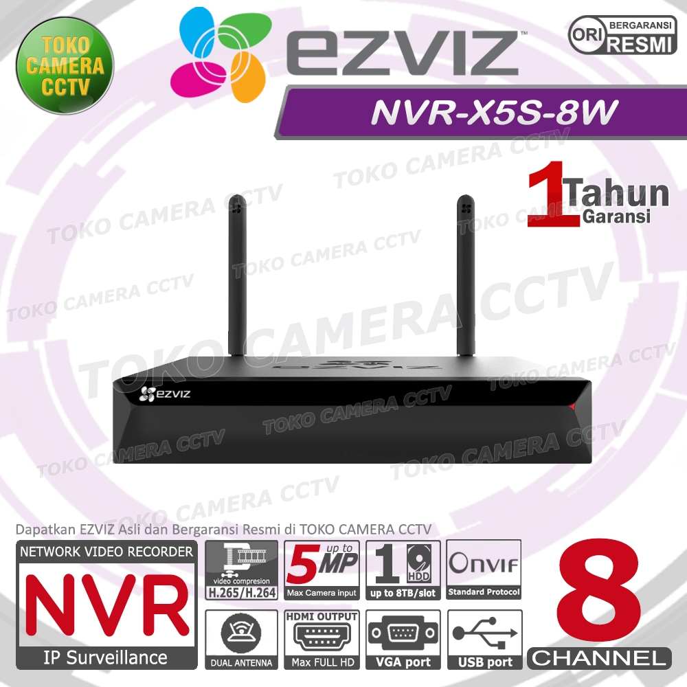 Đầu ghi camera wifi EZVIZ X5S-8W - Công nghệ và giải pháp TSS