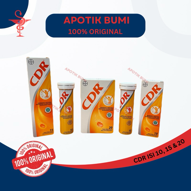 Jual CDR Effervescent Vitamin rasa jeruk | Shopee Indonesia