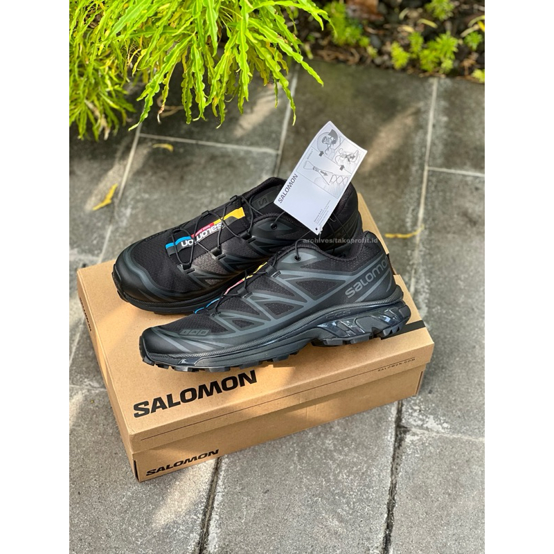 Jual Salomon Xt6 Black Phantom Shopee Indonesia Wrought Iron Wall Mounted Flower Pot Holder Garden Hooks For Hanging Baskets