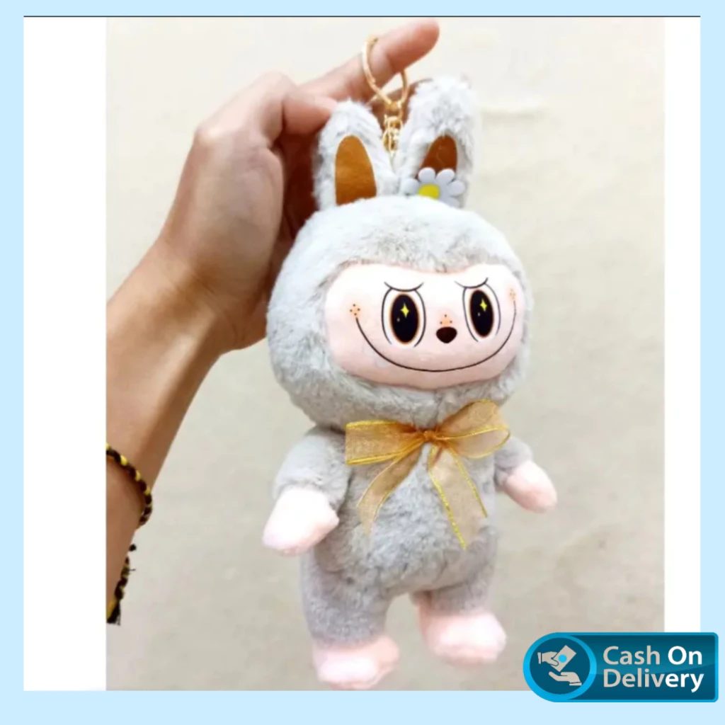 Boneka Labubu Gantungan Tas 24cm Lembut Aman