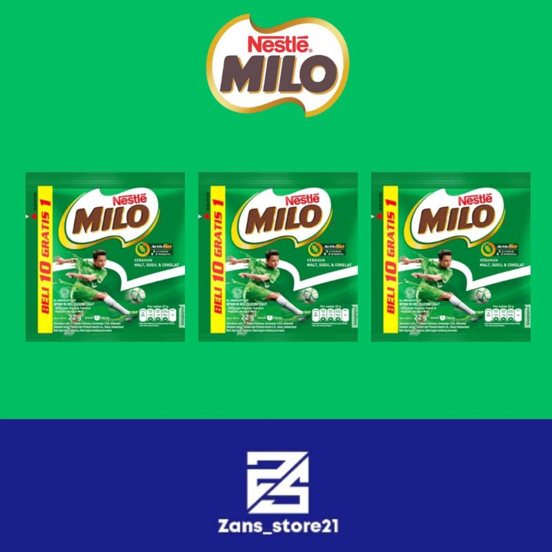 Jual 1 RENCENG SUSU MILO SACHET RASA COKLAT | Shopee Indonesia