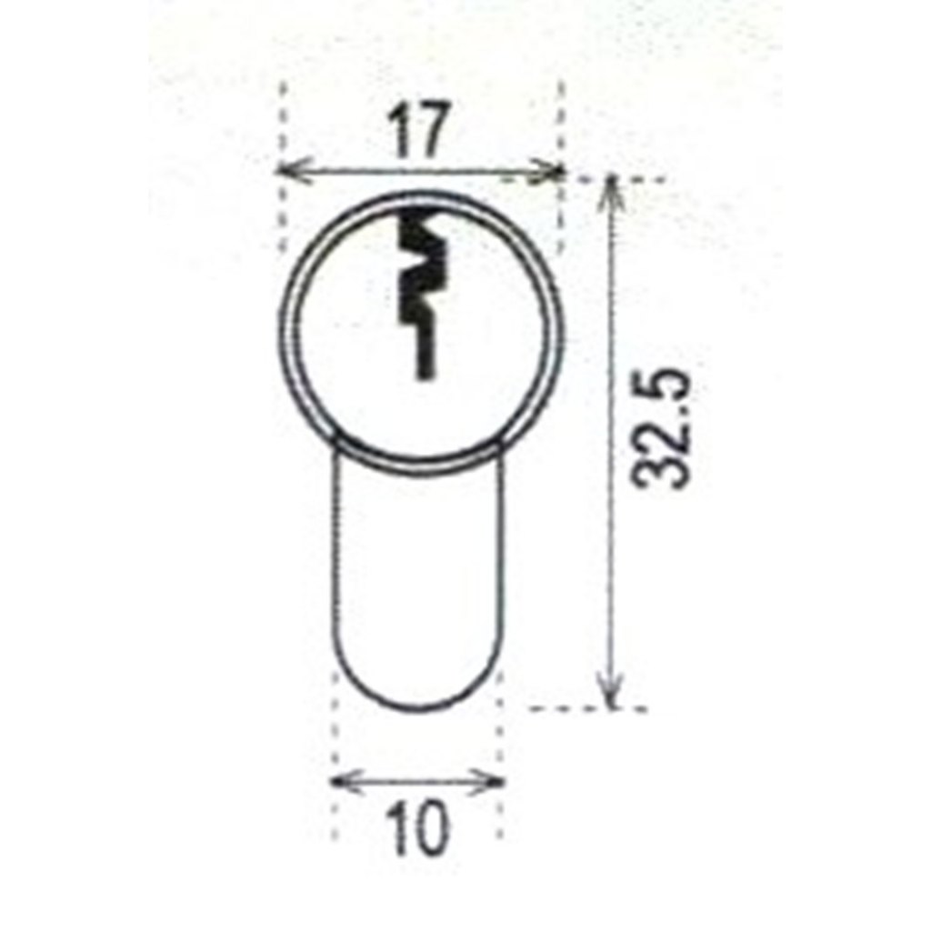 Jual Master Key Silinder Kunci Knob Dekkson TC DL70 MM BLACK Cylinder ...