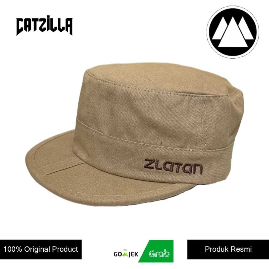 Jual Topi Komando Cadet Zlatan Commando Cap 01 - Khaki | Shopee Indonesia