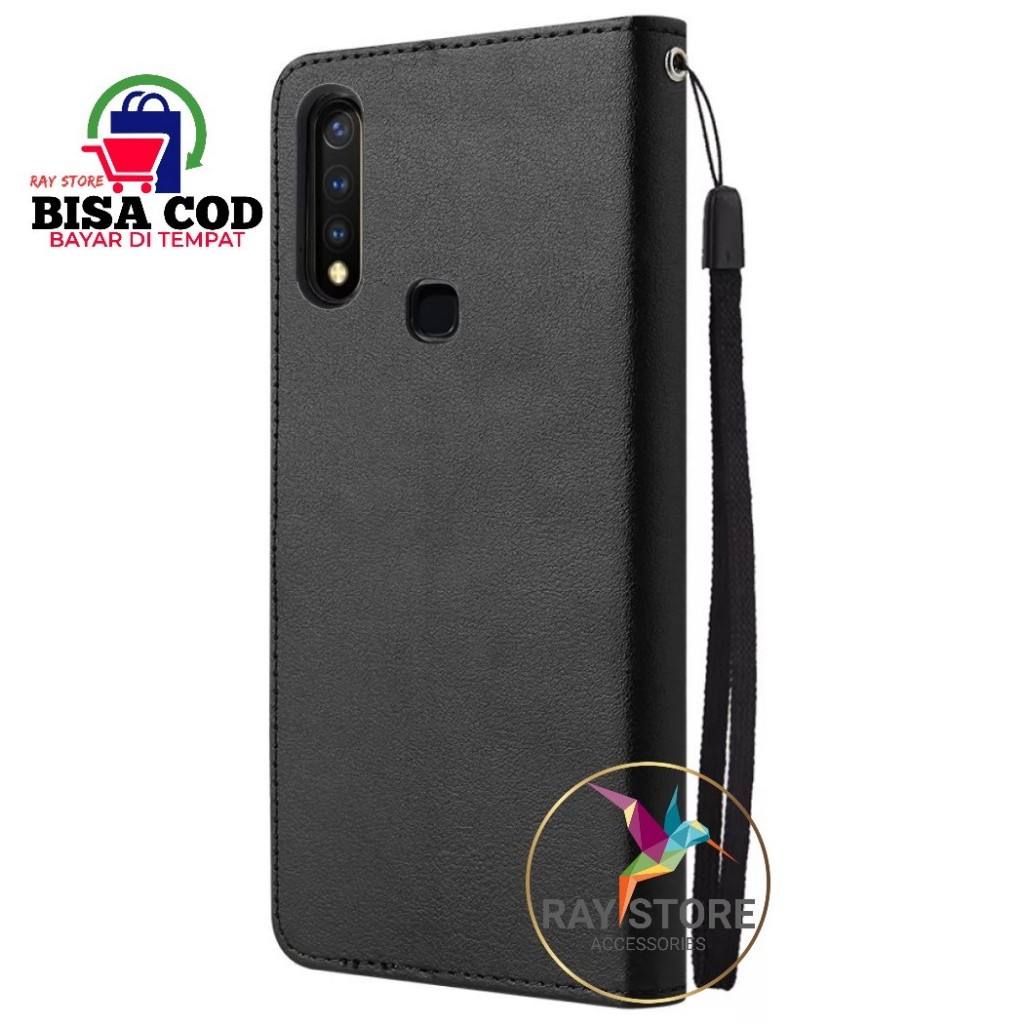 Jual OPPO A31 FLIP LEATHER CASE PREMIUM-FLIP WALLET CASE UNTUK