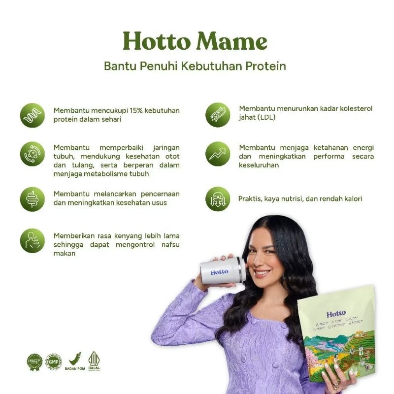 Jual Hotto Mame Multigrain Protein with Edamame 3 Pouch (Isi 36 Sachet ...