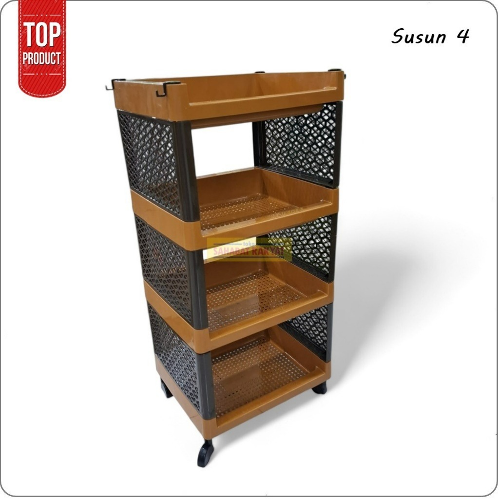 Jual Rak Portable Roda Rak Dapur Portable Rak Serbaguna Portable Susun ...