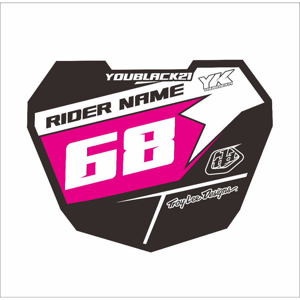 Jual PAPAN NOMER BMX - PLATE NUMBER BMX - NUMBER PLATE BMX - PAPAN ...