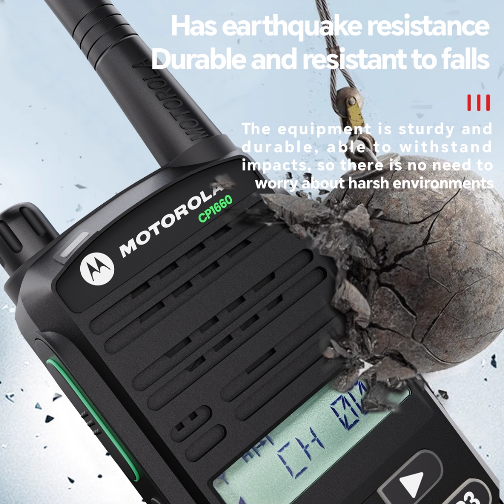 Jual 【Earphone gratis】 HT Motorola CP1660 two way radio Walkie talkie ...