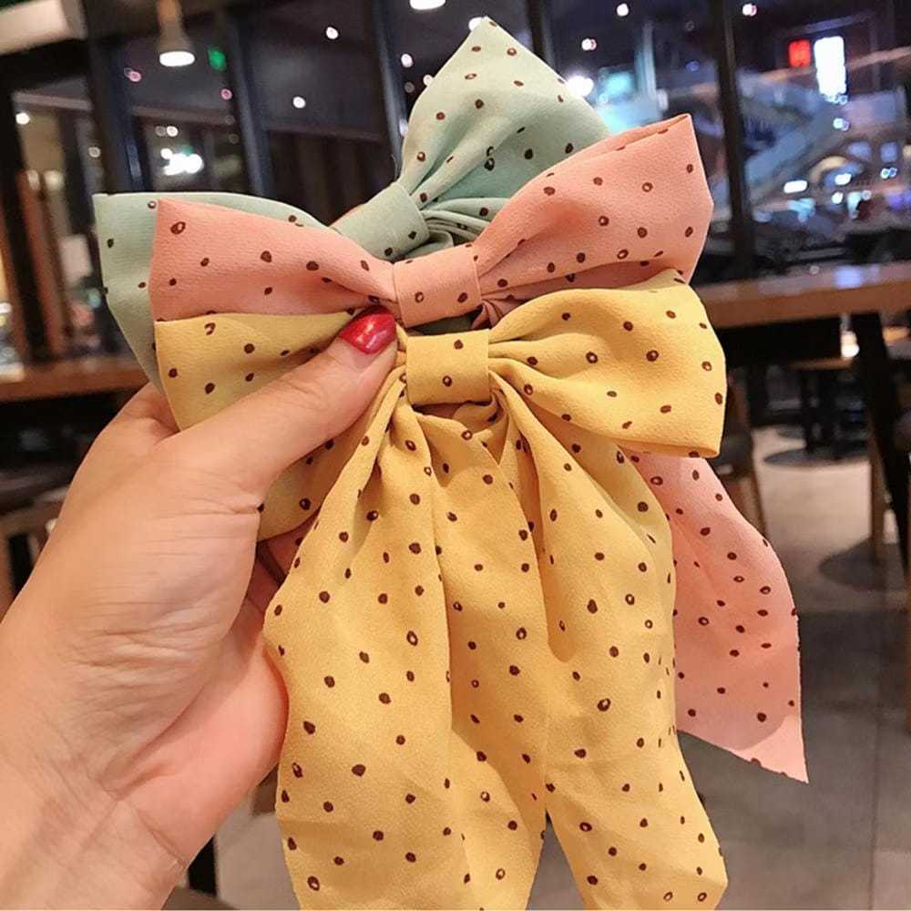 Jual AFM Jepit Rambut Korea Wanita Pita Motif Polkadot Bunga Aksesoris ...