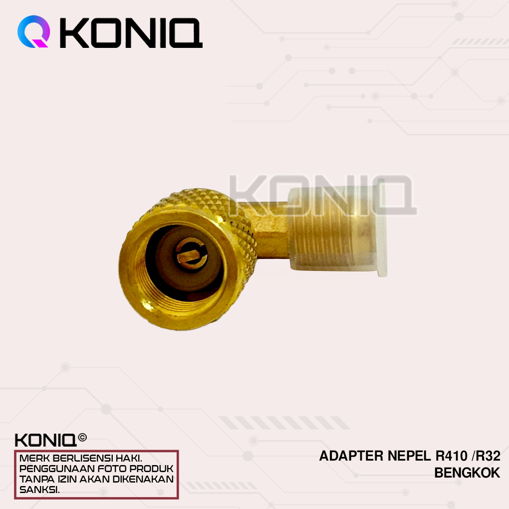 Jual ADAPTOR NEPEL / NEPEL KONEKTOR FREON R410/R32 BENGKOK | Shopee ...