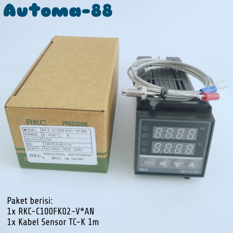 Jual Paket RKC Rex C100 Japan Rex-C100FK02-V*AN Out SSR Sensor ...