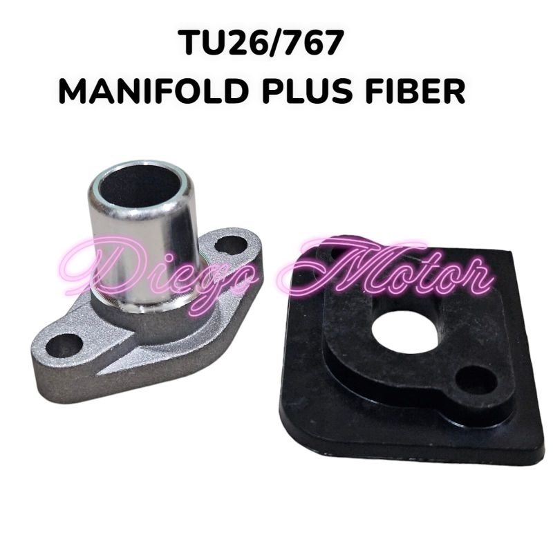 Jual TU26 Inlet Manifold Plus Fiber Elbo Karburator Mesin Semprot Hama ...