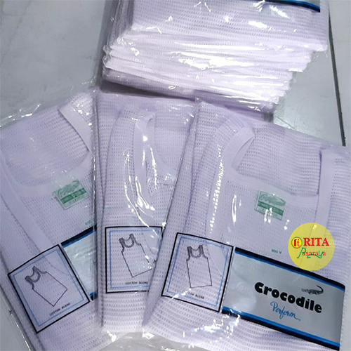 Jual CROCODILE SINGLET JALA PUTIH ORIGINAL , KUTANG JALA CROCODILE 800 ...