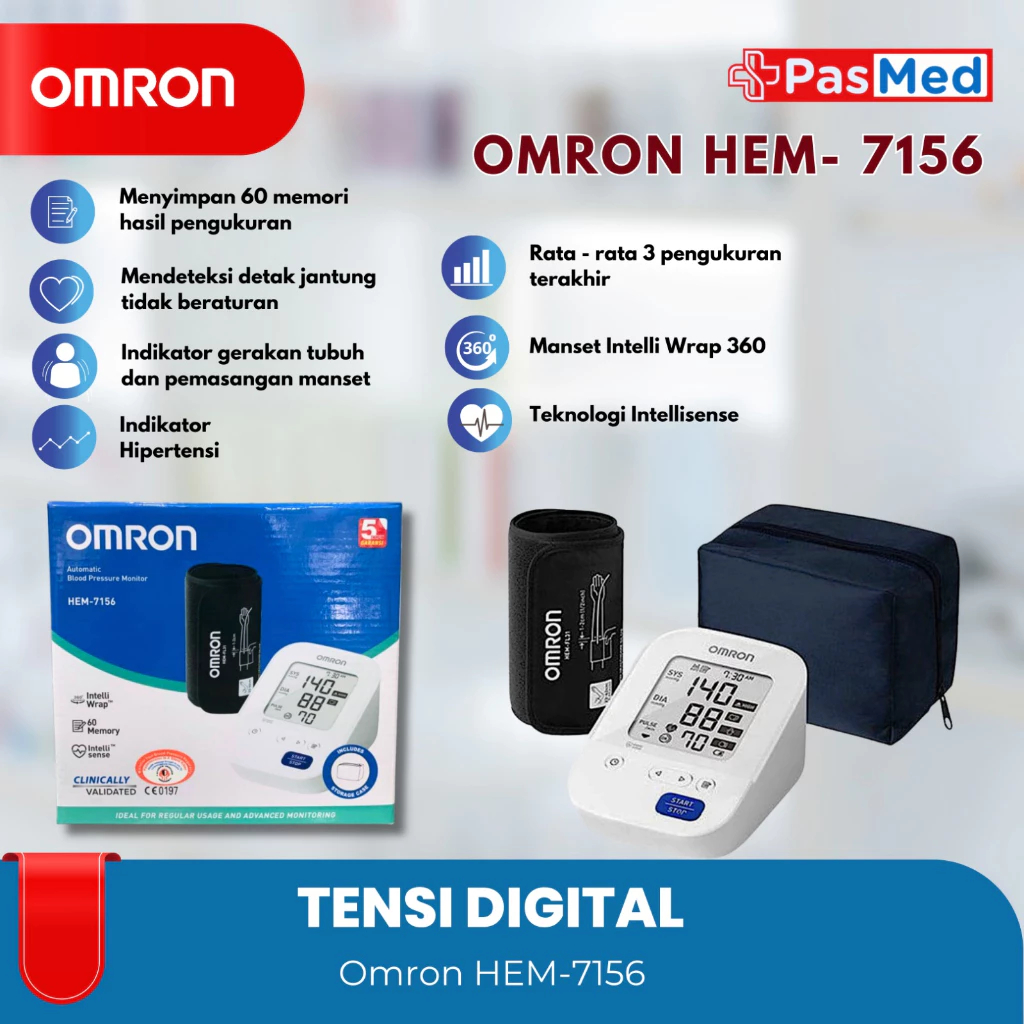 Jual TENSI DIGITAL OMRON HEM-7156 | Shopee Indonesia