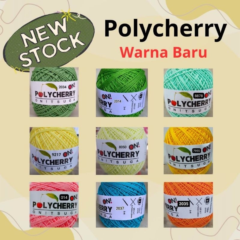 Jual [1] Benang Rajut Polycherry Onitsuga | Shopee Indonesia