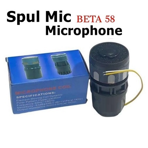 Jual Spul Mic Spool Microphone BETA-58 Spull Micro Phone Catridge ...