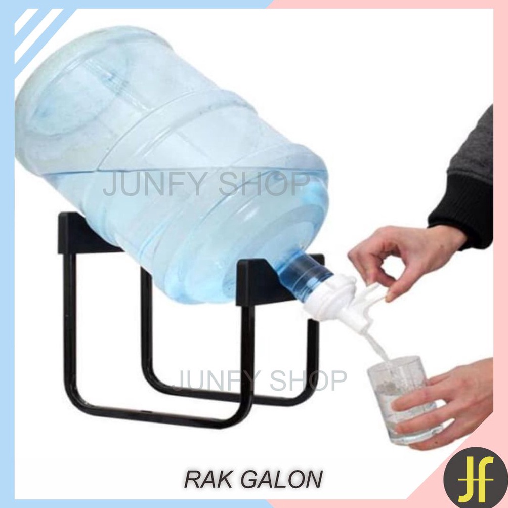 Jual J13 Rak Galon air mineral RAK KAKI GALON AIR BESI plus KRAN GALON ...