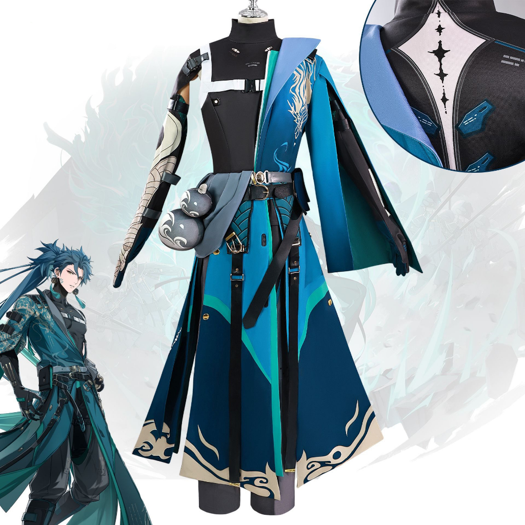 Jual Jiyan Cosplay Game Wuthering Waves Costume Wig Outfit Midnight ...