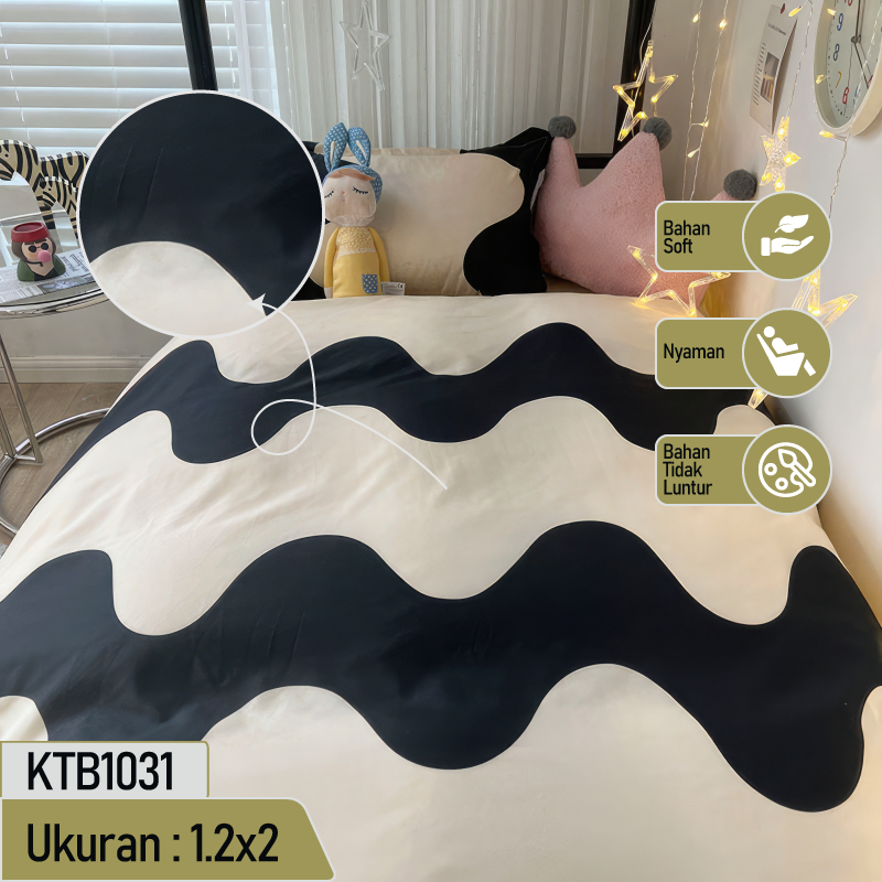 Bed Cover 120 160 180 Only Minimalis Bedcover Lembut Dan Halus Motif  Aesthetic
