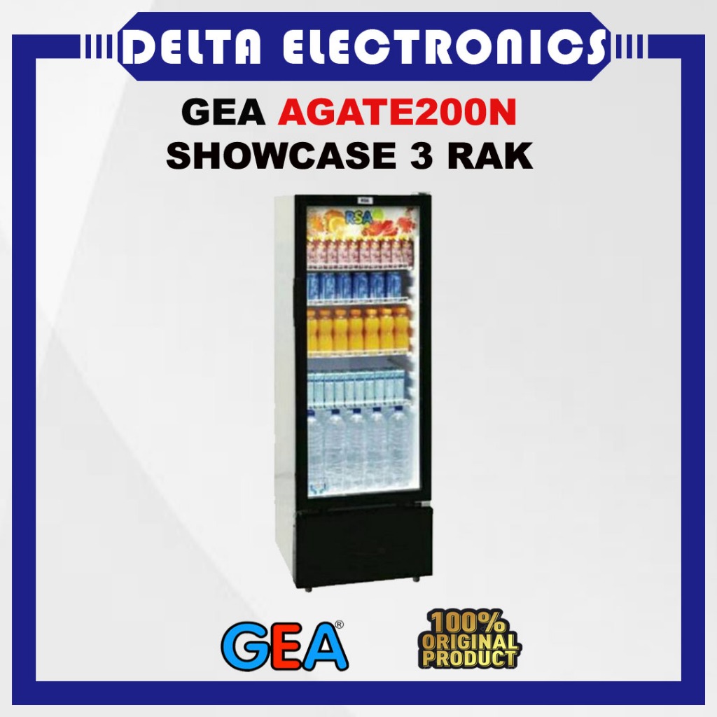 Jual RSA Showcase Cooler 4 Rak AGATE-200 | Shopee Indonesia