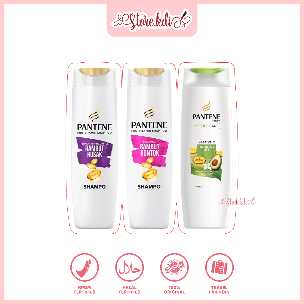 Jual PANTENE Pro-Vitamin Shampoo Rambut Rusak / Rambut Rontok ...