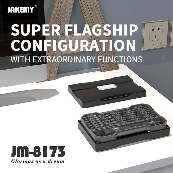 Jual Jakemy JM-8173 69 in 1 Obeng Set Handphone Laptop Jam Tangan Tri ...