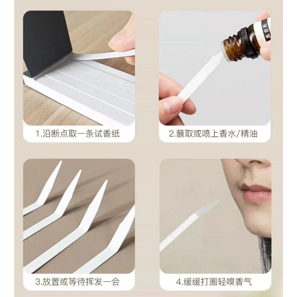Jual 80/133mm Kertas Parfum Tester Smelling Strip Parfum Paper Test ...