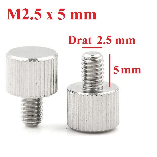 Jual M2.5 x 5mm Toolless Thumb Screw Stainless Steel | Shopee Indonesia
