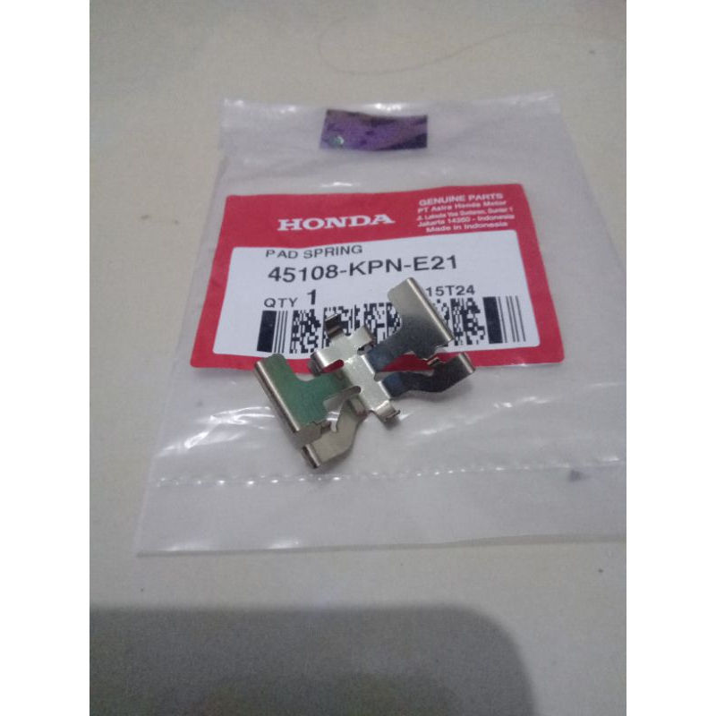 Jual spring pad plat kampas rem depan tipe cbs adv 150 adv 160 pcx 150 ...