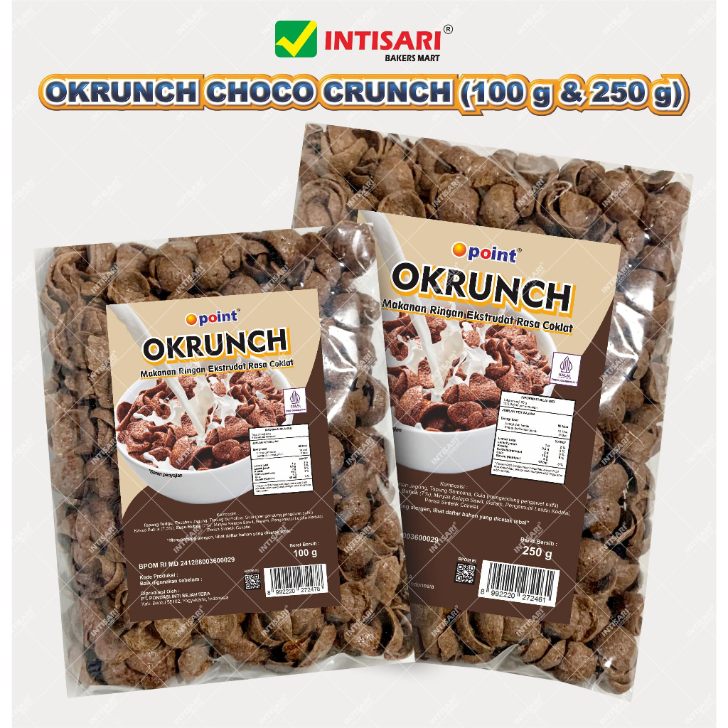 Jual OKRUNCH CHOCO CRUNCH COKELAT | Shopee Indonesia