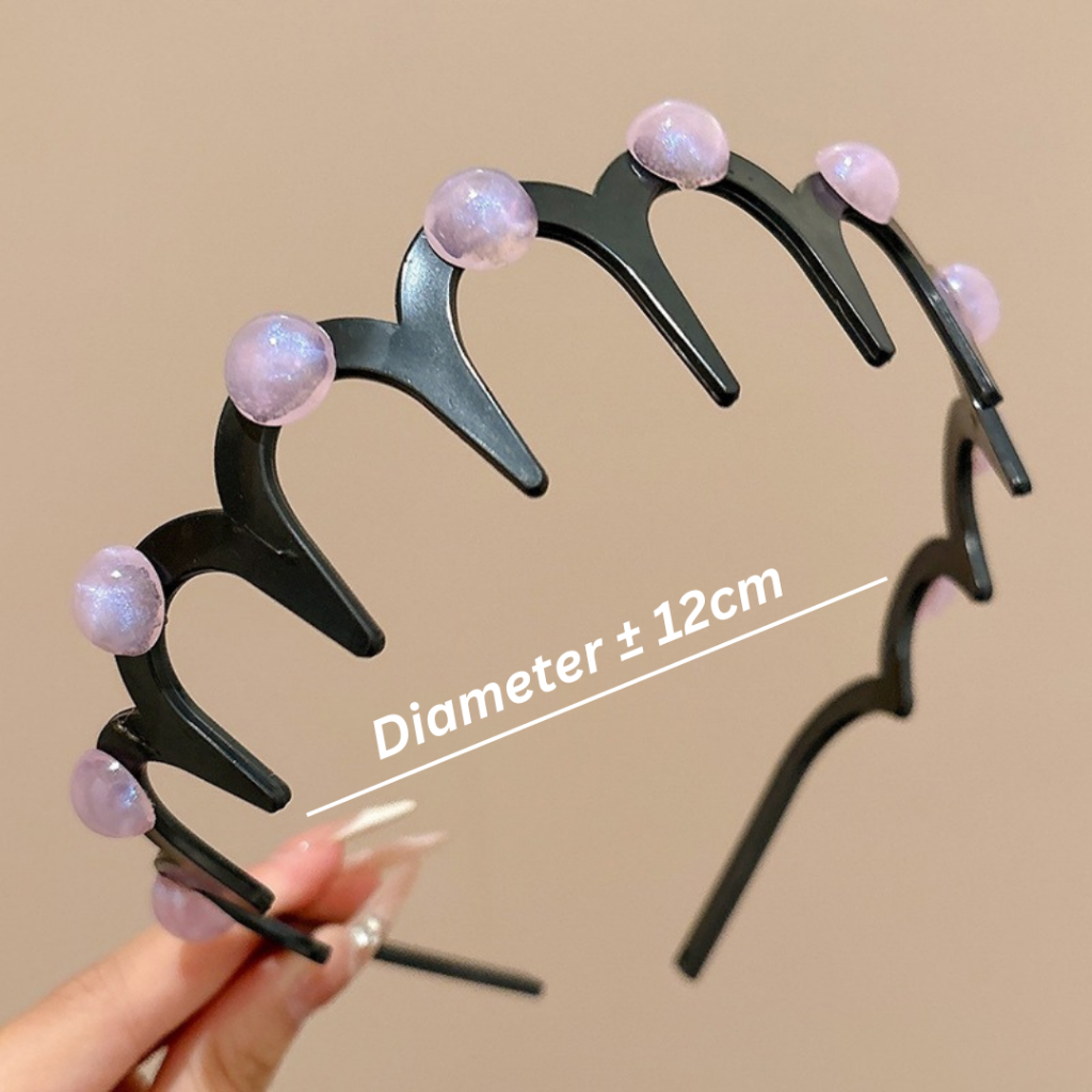 Jual Bando Sirkam Wanita Fashion Korea Headband Bandu Rambut Mutiara ...