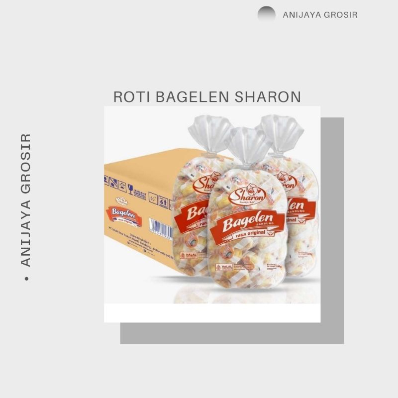 Jual ROTI BAGELAN SHARON/ROTI KERING 1 PACK ISI 30PCS Frozen Maryam ...