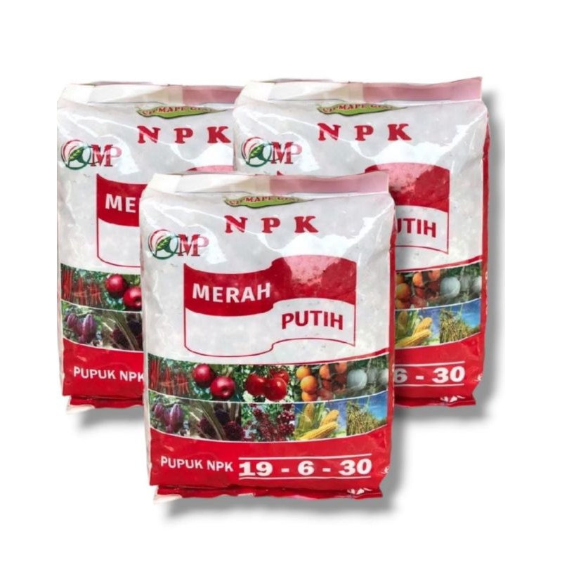 Jual Pupuk NPK 19-6-30 Merah Putih 1kg Setara NPK Grower Pupuk Untuk ...