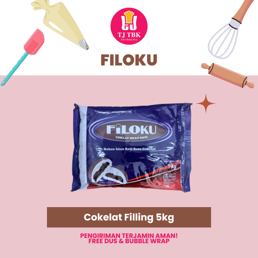 Jual Filoku Cokelat Filling isian roti 5kg | Shopee Indonesia