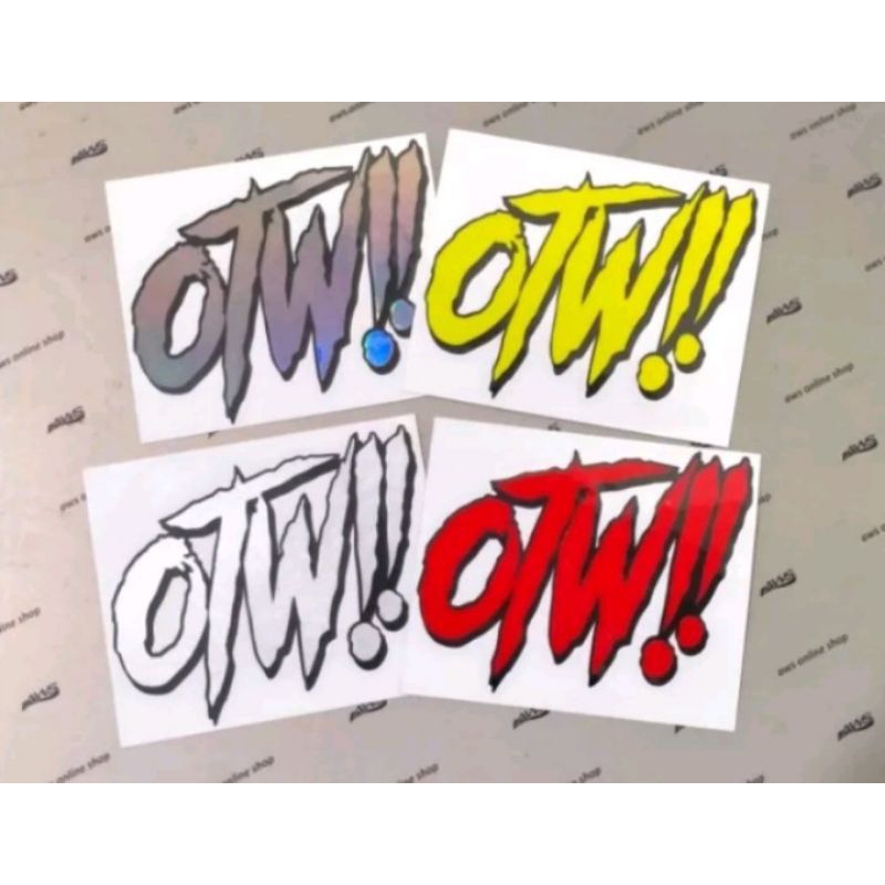 Jual Sticker OTW | Shopee Indonesia