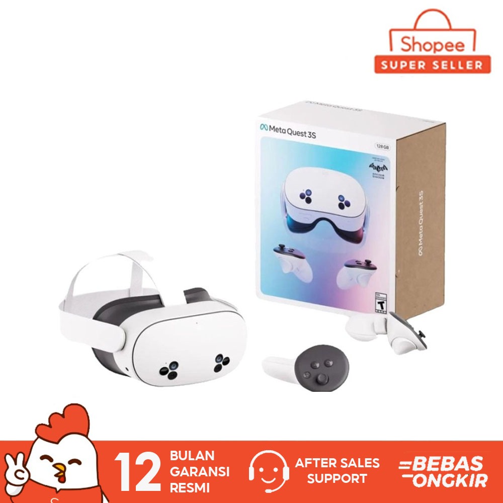 Jual Meta Quest 3S 128 GB 256 GB Virtual Reality Mixed Reality VR