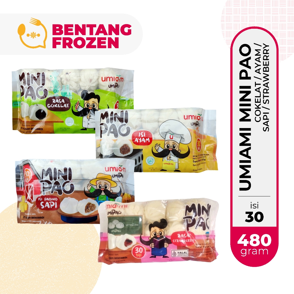 Jual Umiami Minipao Isi 30 Aneka Rasa - Cokelat / Daging Sapi / Ayam ...