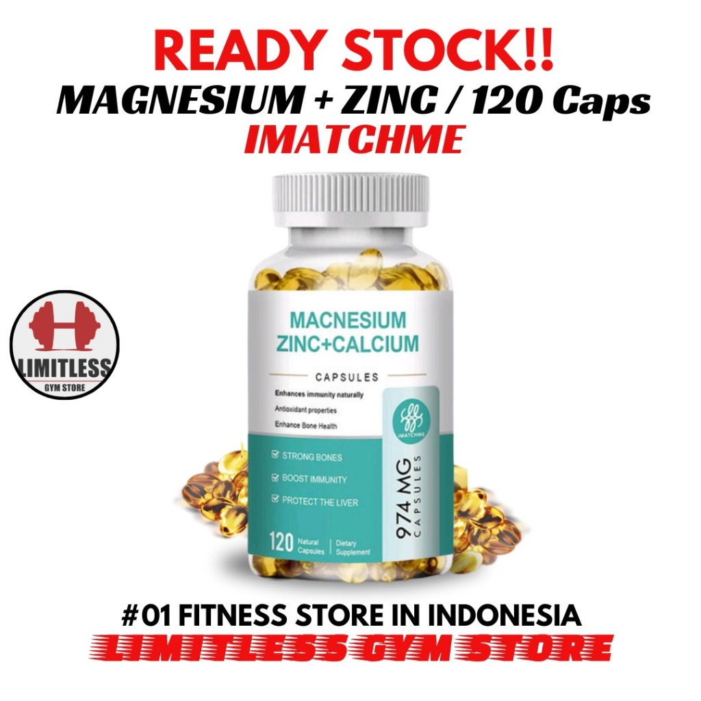 Jual [PROMO] USA Calcium Magnesium Zinc Capsules Vitamin D3 | Shopee ...