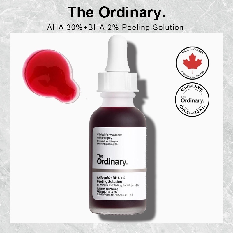 Jual The Ordinary Peeling Solution face serum Exfoliating Acne And Pimple Scar Marks Remove ...