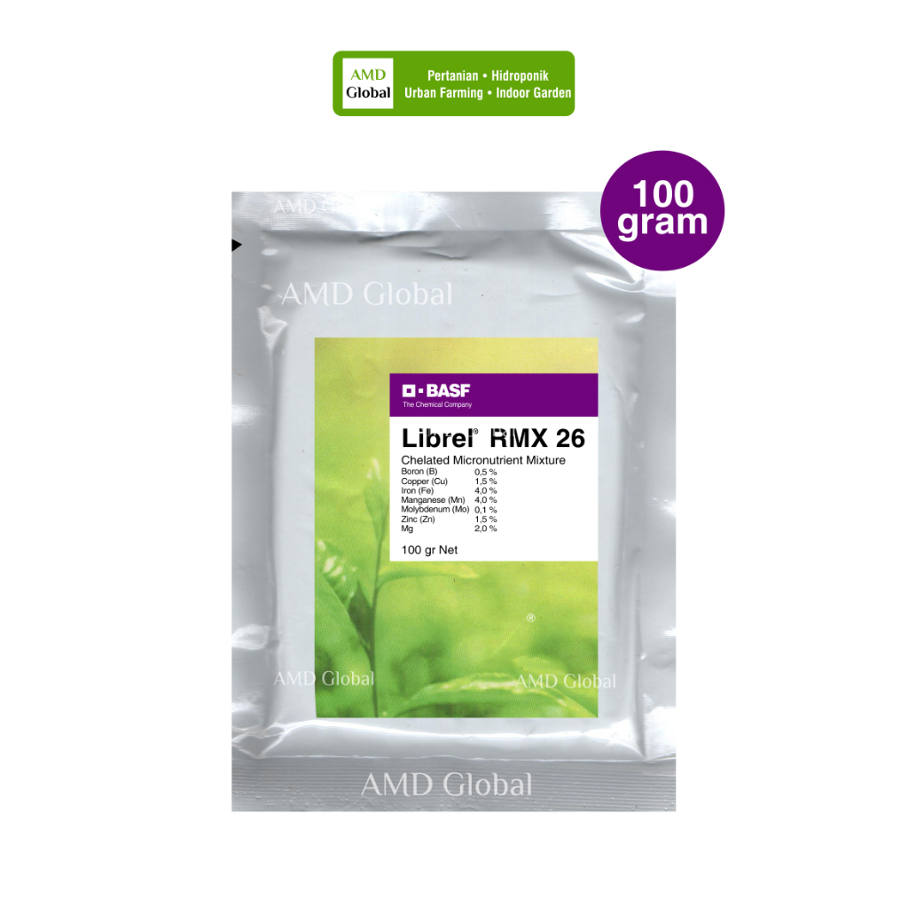 Jual Librel RMX 26 Pupuk Micronutrient Mix BASF Isi 100 Gram | Shopee ...