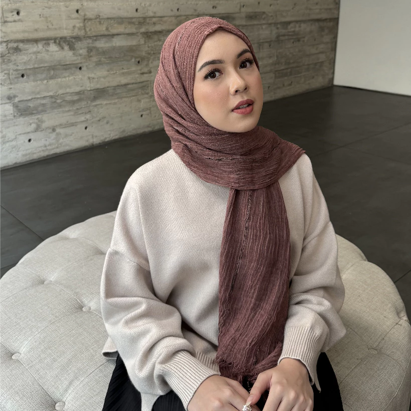 COTTON CRINKLE HAZELA PASHMINA