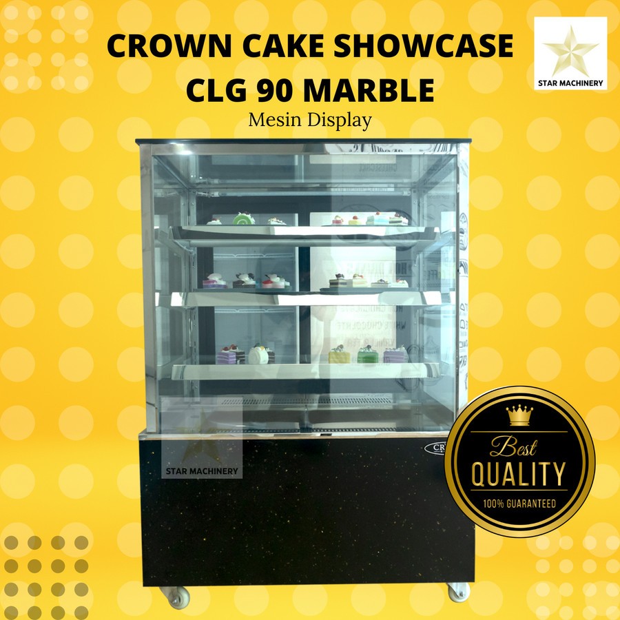 Jual CROWN Cake Display Showcase CLG 90 Marble - Mesin Display Makanan ...